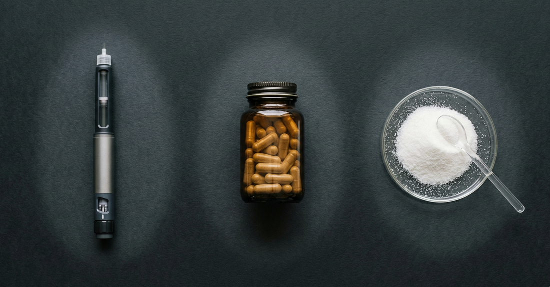 Comparison of NAD+ injection pen NMN supplements and NR capsules