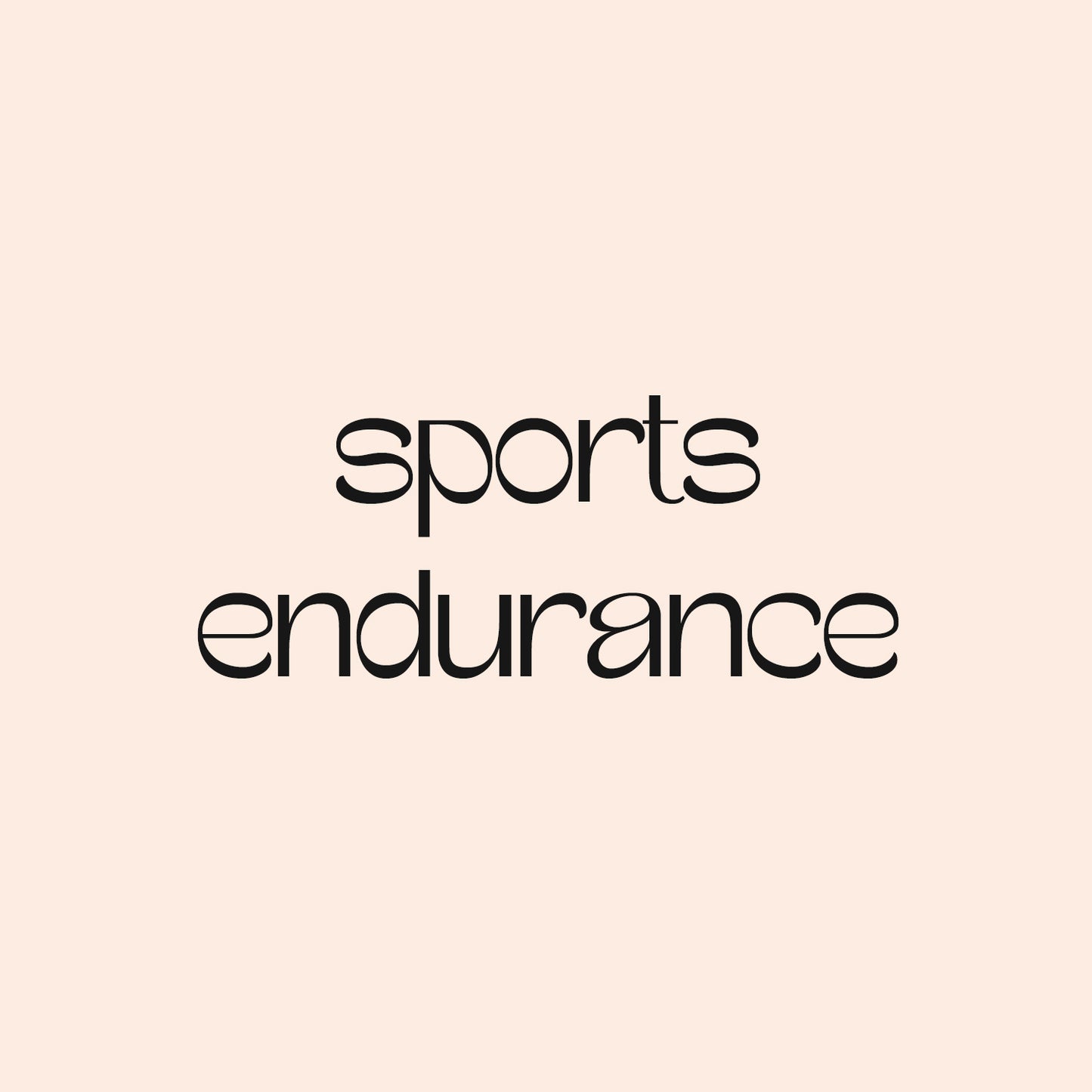 Sports Endurance